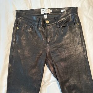 Frame leather pants